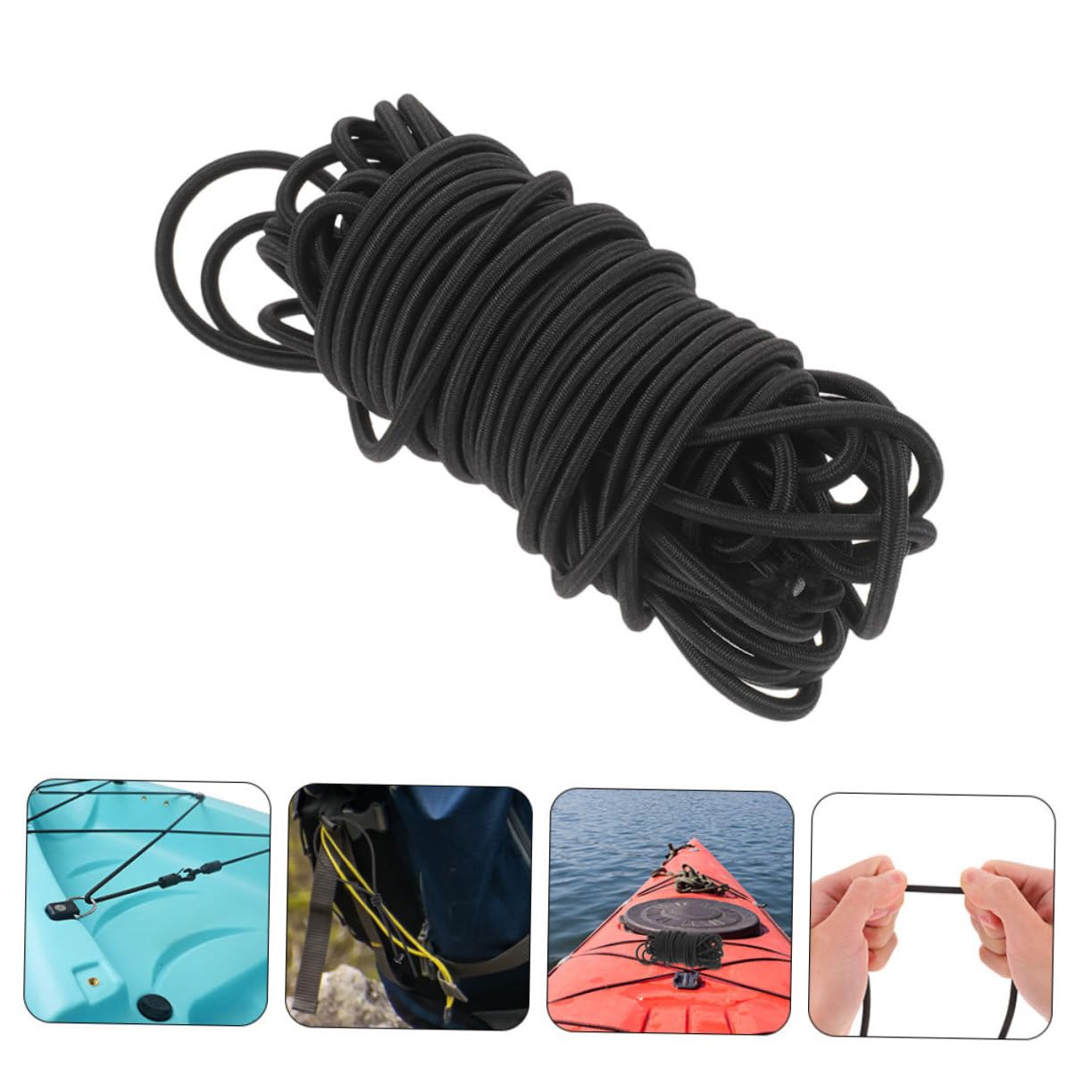 POPETPOP 1Rouleau Élastique Rond pour Lacets de Chaussures de Polyvalent pour Toutes Chaussures de Sport et Décontractées