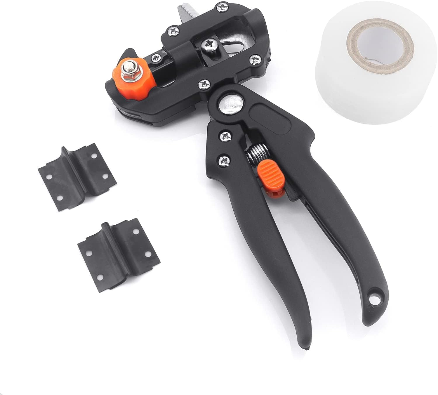 2 in 1 Grafting Shear for Garden Tree Grafting and Pruning Tool with 3 Replaceable Blades and Rolls of Grafting Tapes