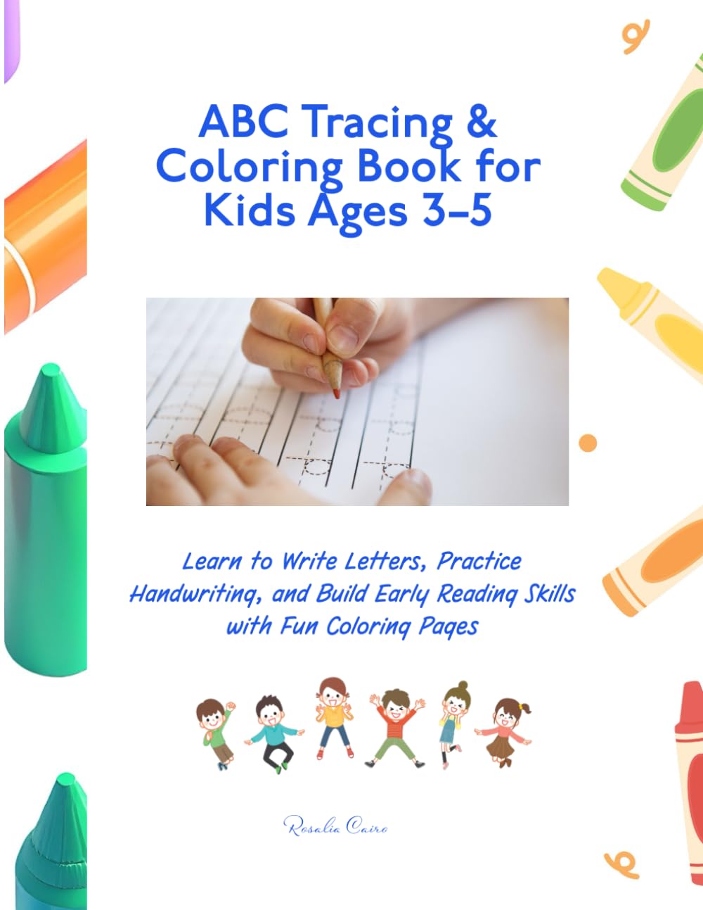 ABC Tracing & Coloring Book for kids Ages 3-5