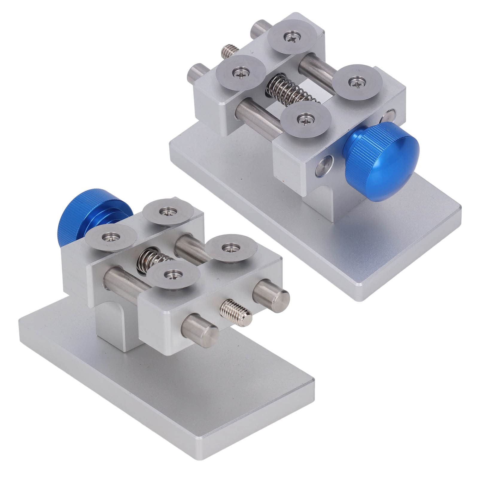 Professionelles Werkzeug zum Öffnen der Uhrenlünette, Reparaturset für Uhren aus Edelstahl, langlebiges Uhrmacherwerkzeug für den Batteriewechsel mit leicht zu tragendem Design, (Silber)
