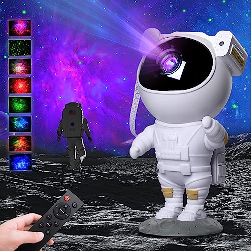 Toall Star Projector Galaxy Night Light, Astronaut Space Light Projector, Ceiling Projector Lamp With Timer And Remote Control, Star Lights For Bedroom, Best Gifts For Children And Adults #TOP14