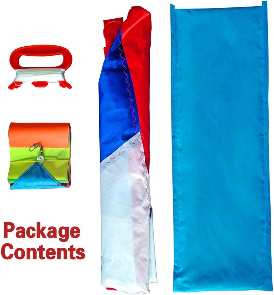 HENGDA KITE LED Delta Kite with 30 Lights, Comes with Batteries Included, for Kids and Adults, Easy to Fly, Excellent Fabric and Structure Design, Suitable for Beginners