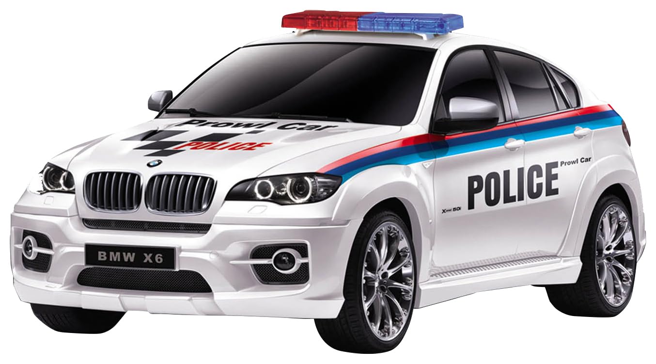 Amazon.co.jp: 童友社(DOYUSHA) 2.4GHz 1/24 BMW ポリスカー 白 電動