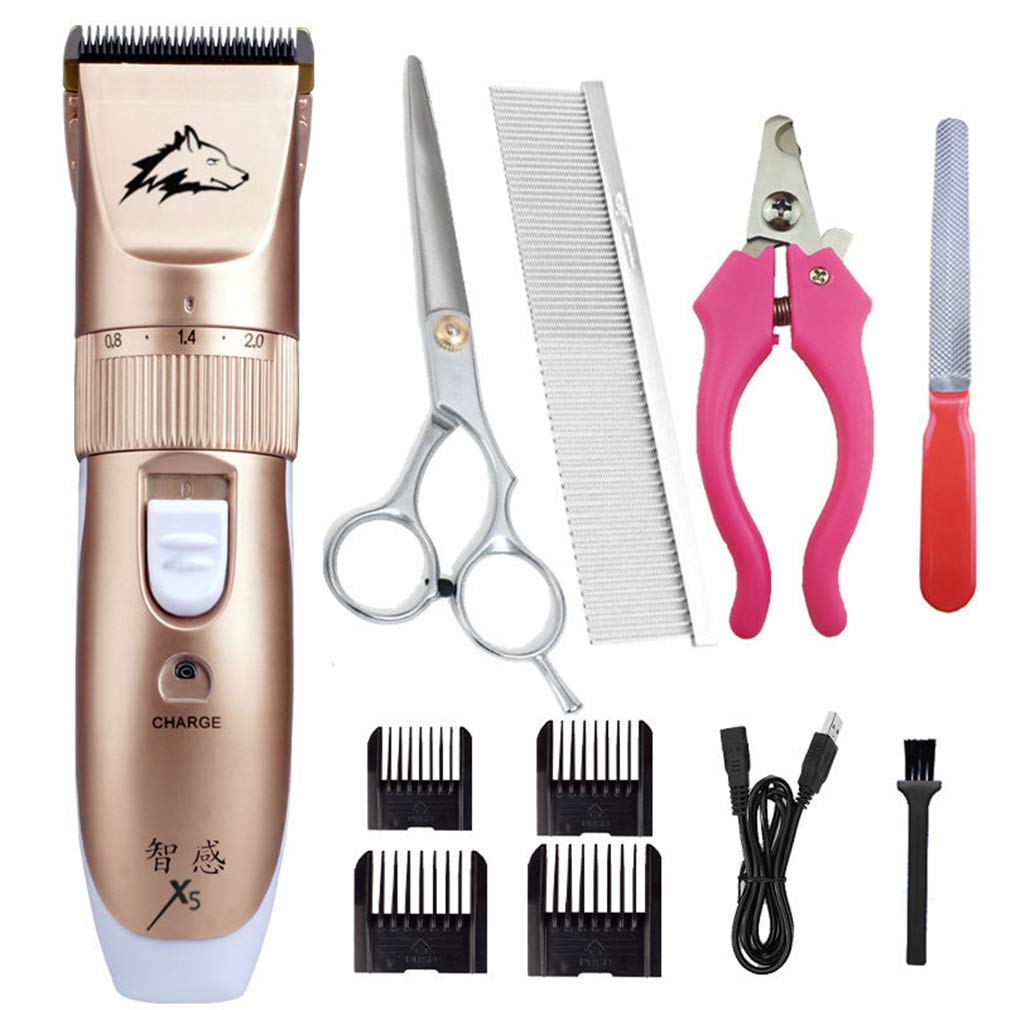 Pet Clippers Cane Capelli Clipper Pet Grooming Kit Regolatore Dei Capelli Ricaricabile Di Taglio Di Capelli Uomini Rasoio Elettrico Pelo Animale Macchina Di Taglio Per Tutti Gli Animali Domestici