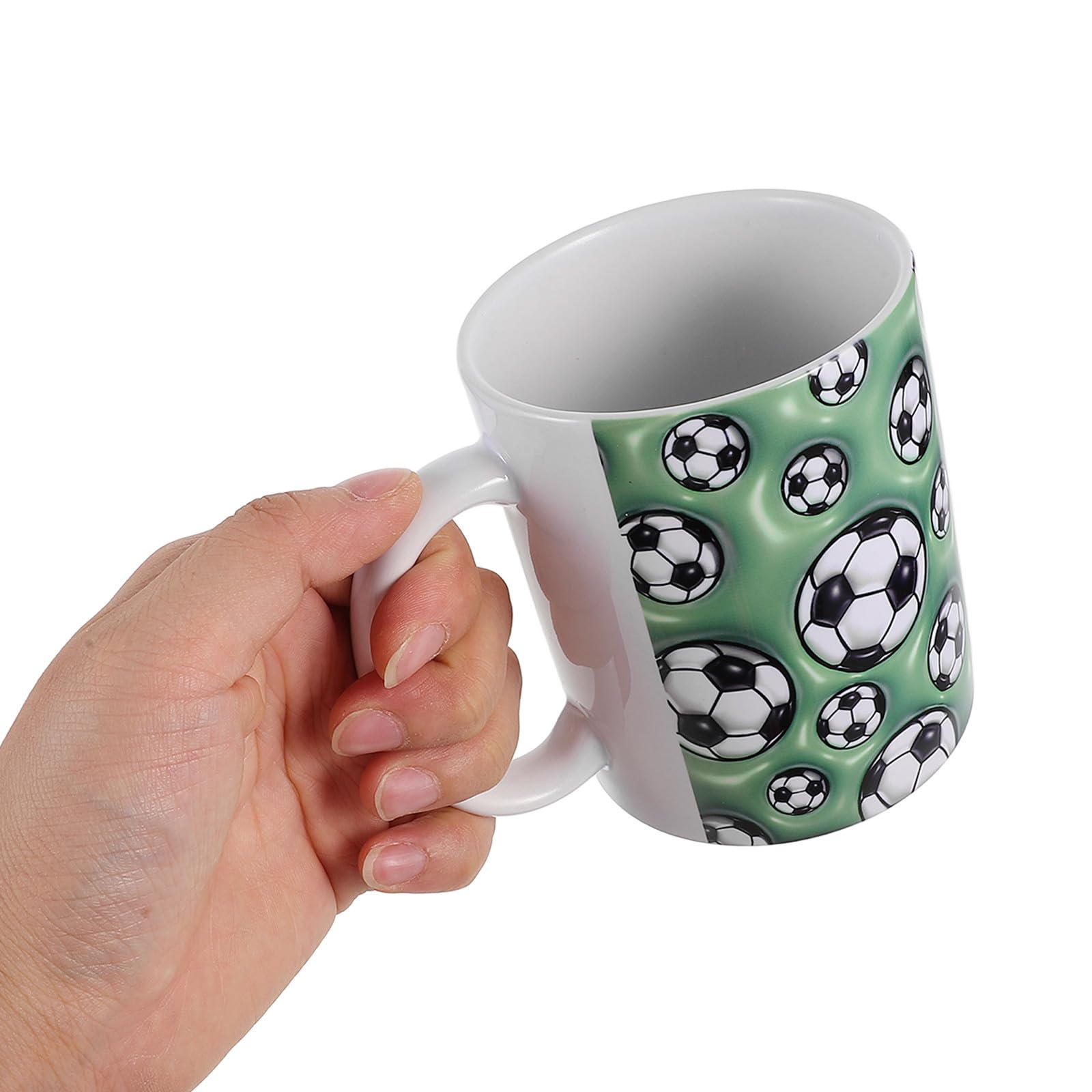 TOPBATHY 2 Pezzi Tazza da Calcio in Ceramica, Tazza Caffè per Appassionati
