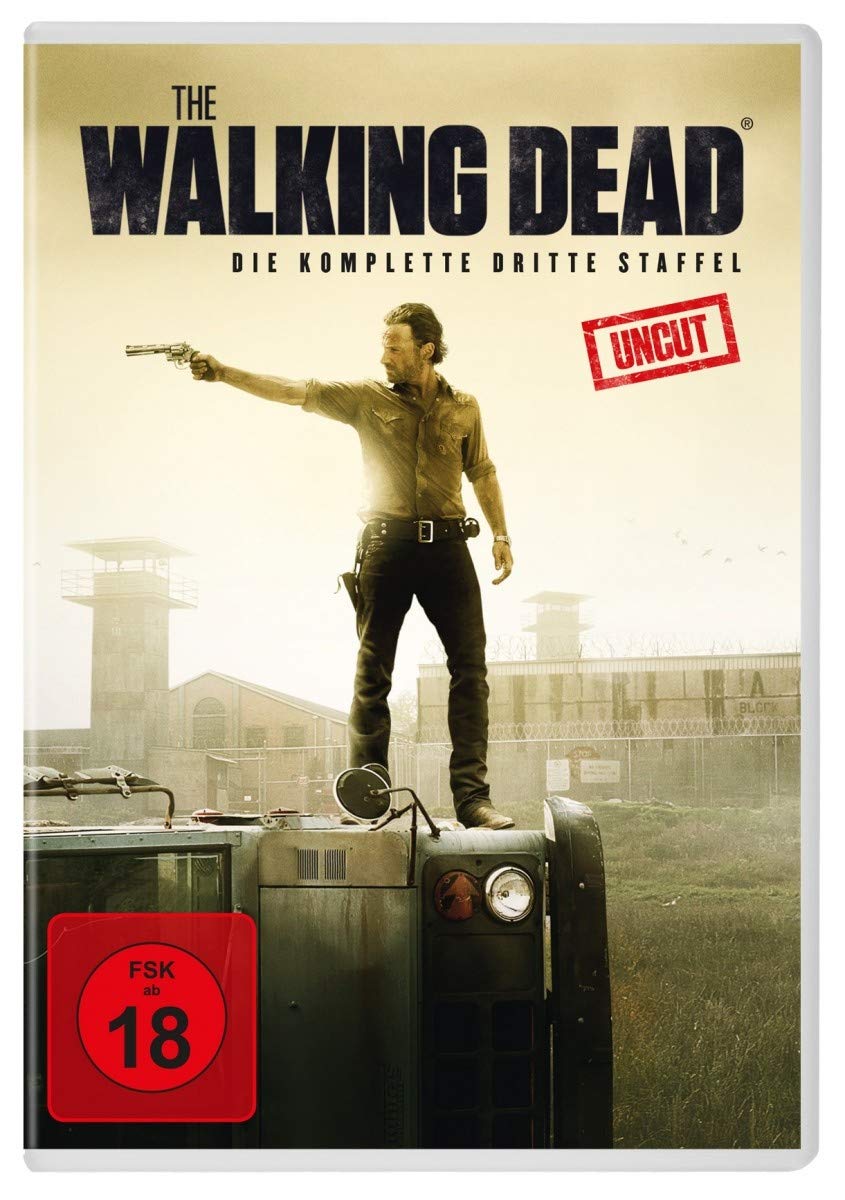 The Walking Dead Temporada 3 DVD Uncut: Serie Completa Original de Alemania