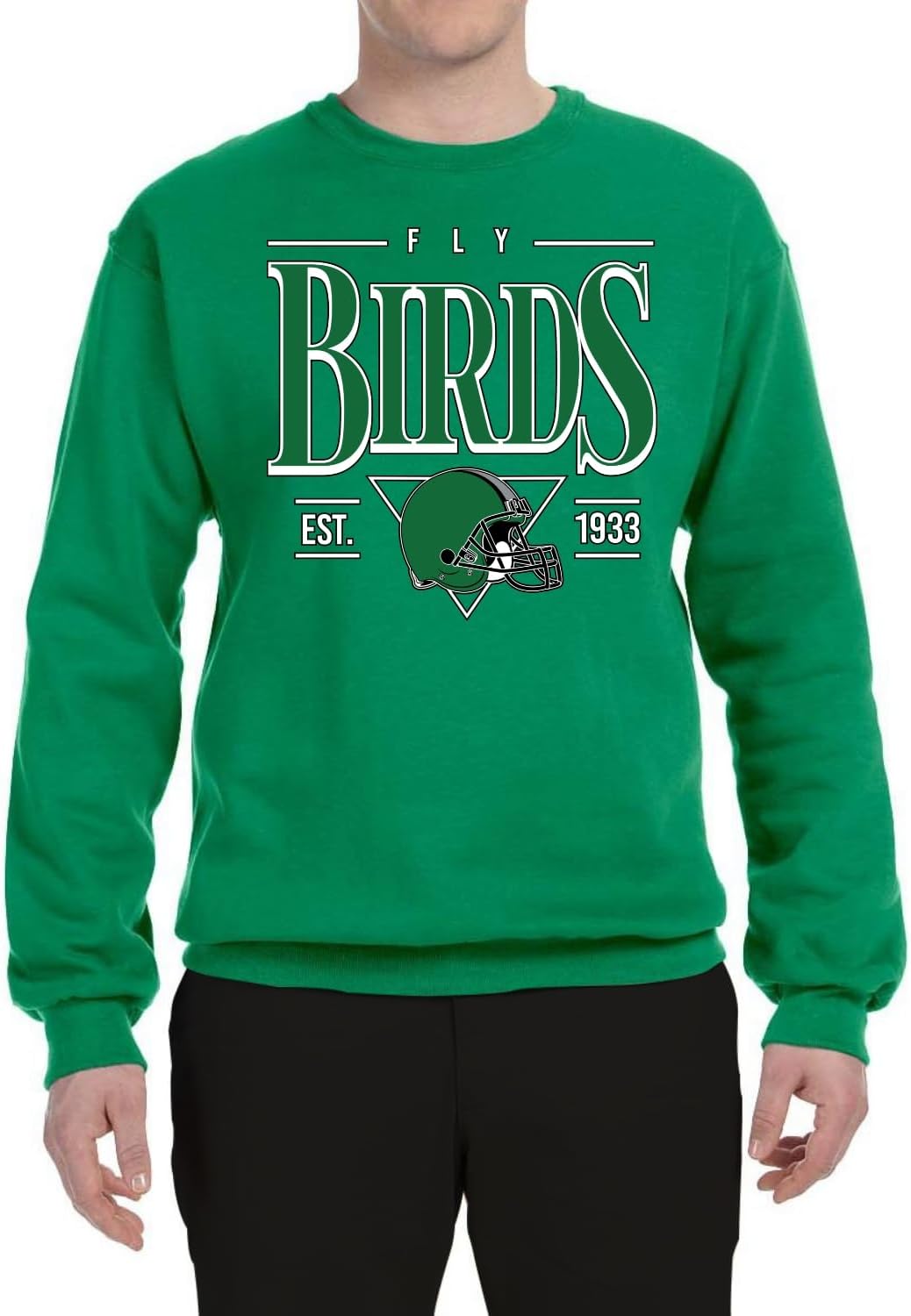 Wild Bobby PHI Crewneck Sweatshirt – Unisex Fantasy Football Sports Fan Pullover | Soft Cotton Blend Graphic Sweatshirt
