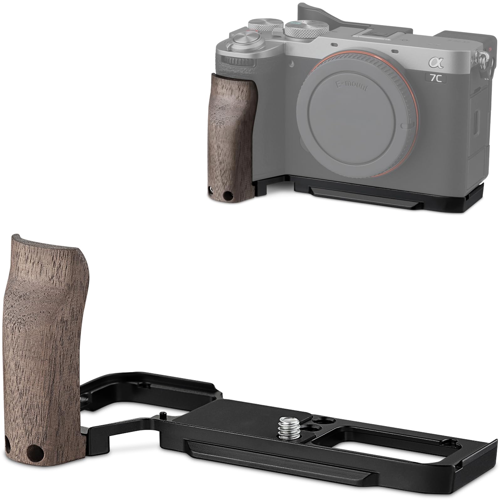 Haoge Wooden Side Handle for Sony a7cii A7CR Camera L-Shape Grip