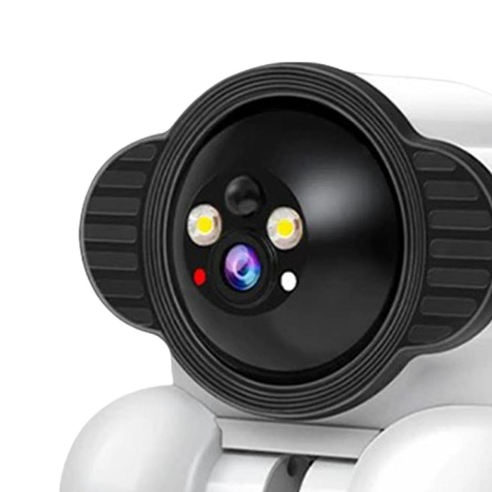 Cámara Robot con Ruedas para Interiores, cámara de Seguridad móvil portátil para Mascotas, Gatos, Perros y guarderías, Wi-fi