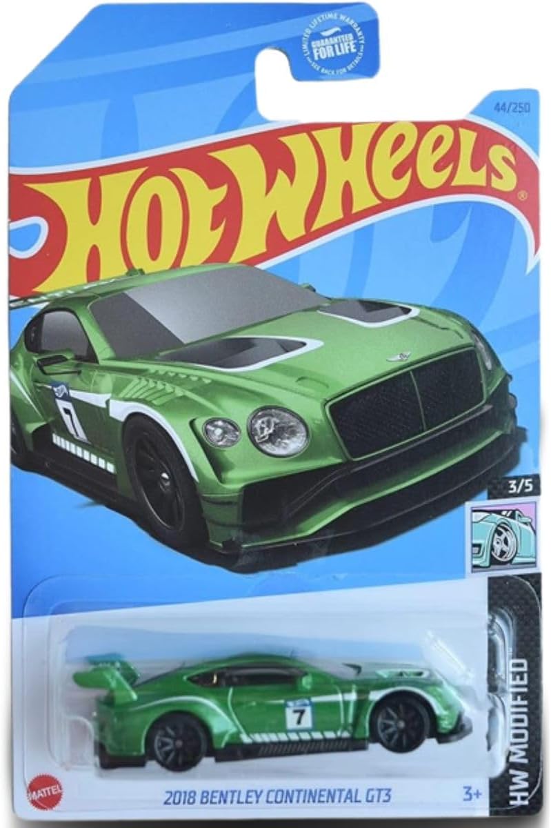 Hot Wheels 2018 Bentley Continental GT3, HW Modified 3/5