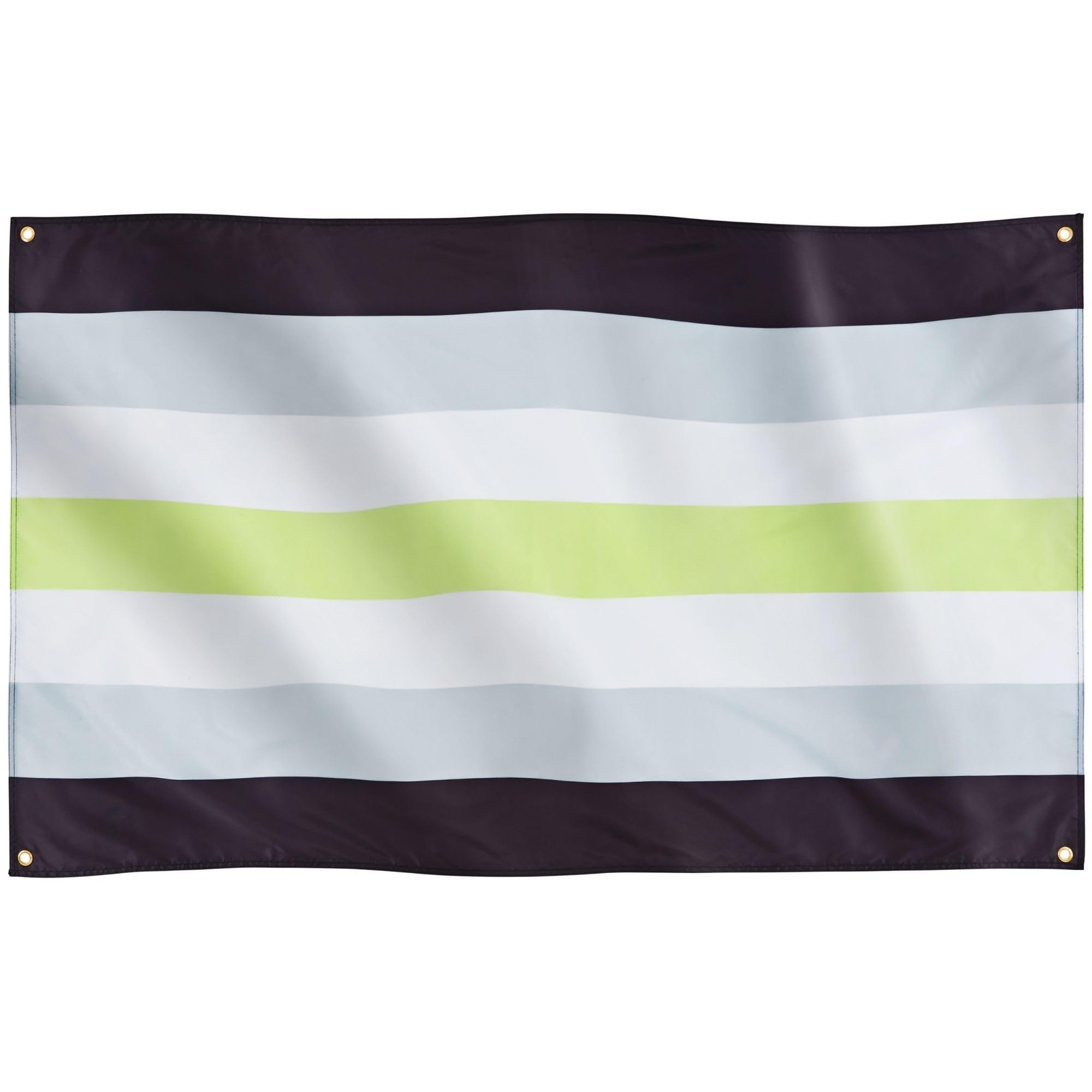 Runesol Agender Pride Flag, 91x152cm, 3ft x 5ft, 4 Grommets, Eyelet In Every Corner, Gay Pride Flag, LGBT+ flag, Pride Flag