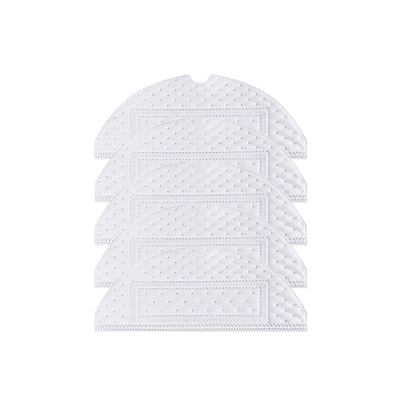 kvcccss Disposable Mop Rags Mop Cloths， Compatible For Roborock， S7 S7Max S7MaxV S70 S75 T7S T8Plus G10 Robot Vacuum Mop Pads Parts Replacement(B)