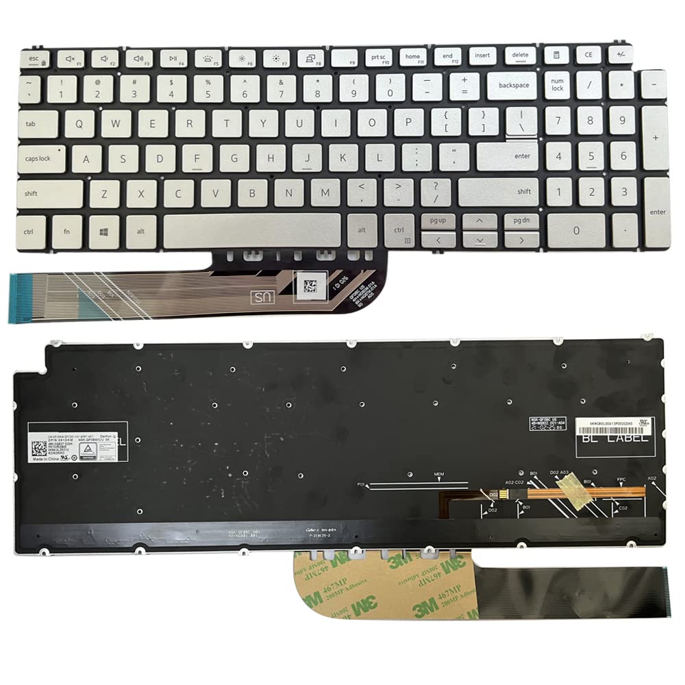 Amazon.com: GinTai Laptops Keyboard Backlit US Replacement for Dell ...