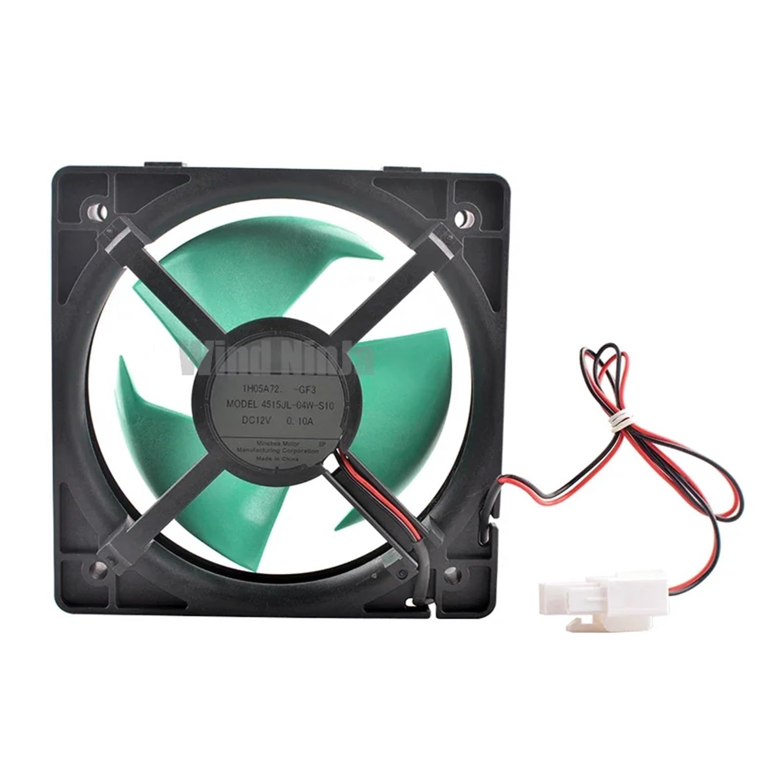 eufeifeiegds 4515JL-04W-S10 GF3 Ventilador de 11,3 cm y 113 mm, 12 V CC, 0,10 A, for motor de refrigerador wefeiegds