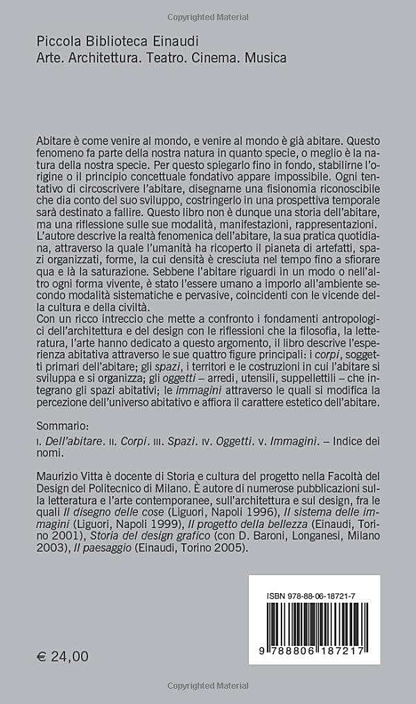 Dell'abitare: Corpi spazi oggetti immagini