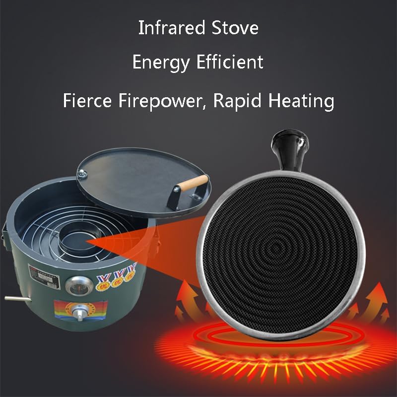 SanGin Stainless Steel Steamed Bun Oven, Commercial Gas Pancake Oven, Pancake Filling Oven, Rapid Heating, Ring Heating, Even Heating