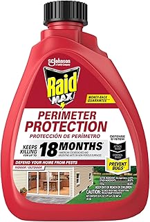 Raid Max Perimeter Protection, 30 Ounce, Refill, 4-Pack
