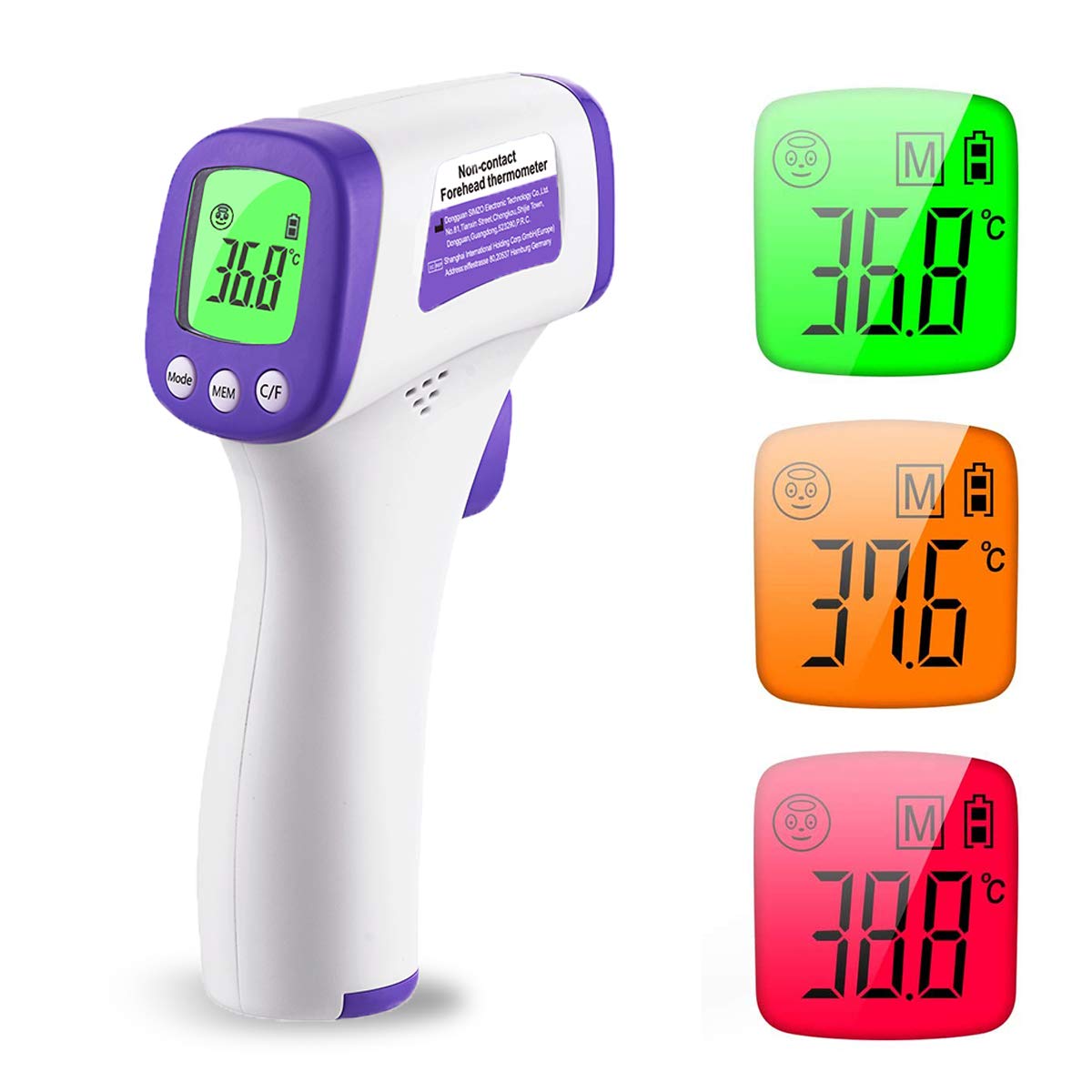 Urhome Infrared Thermometer Contactless Thermometer for Adults and