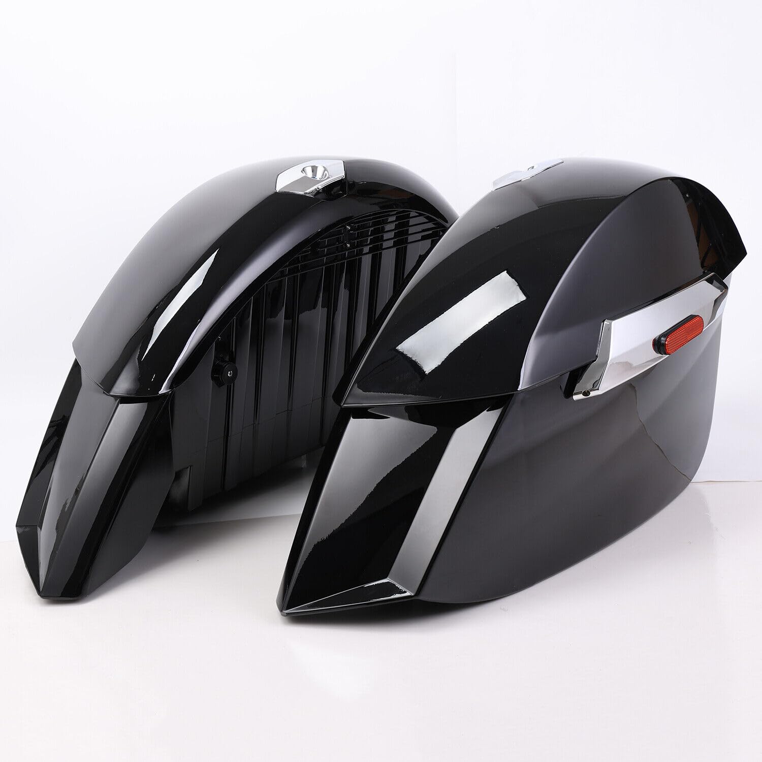 Amazon.com: SPORT FAIRING STLPRO ABS Hard Saddlebags Black For