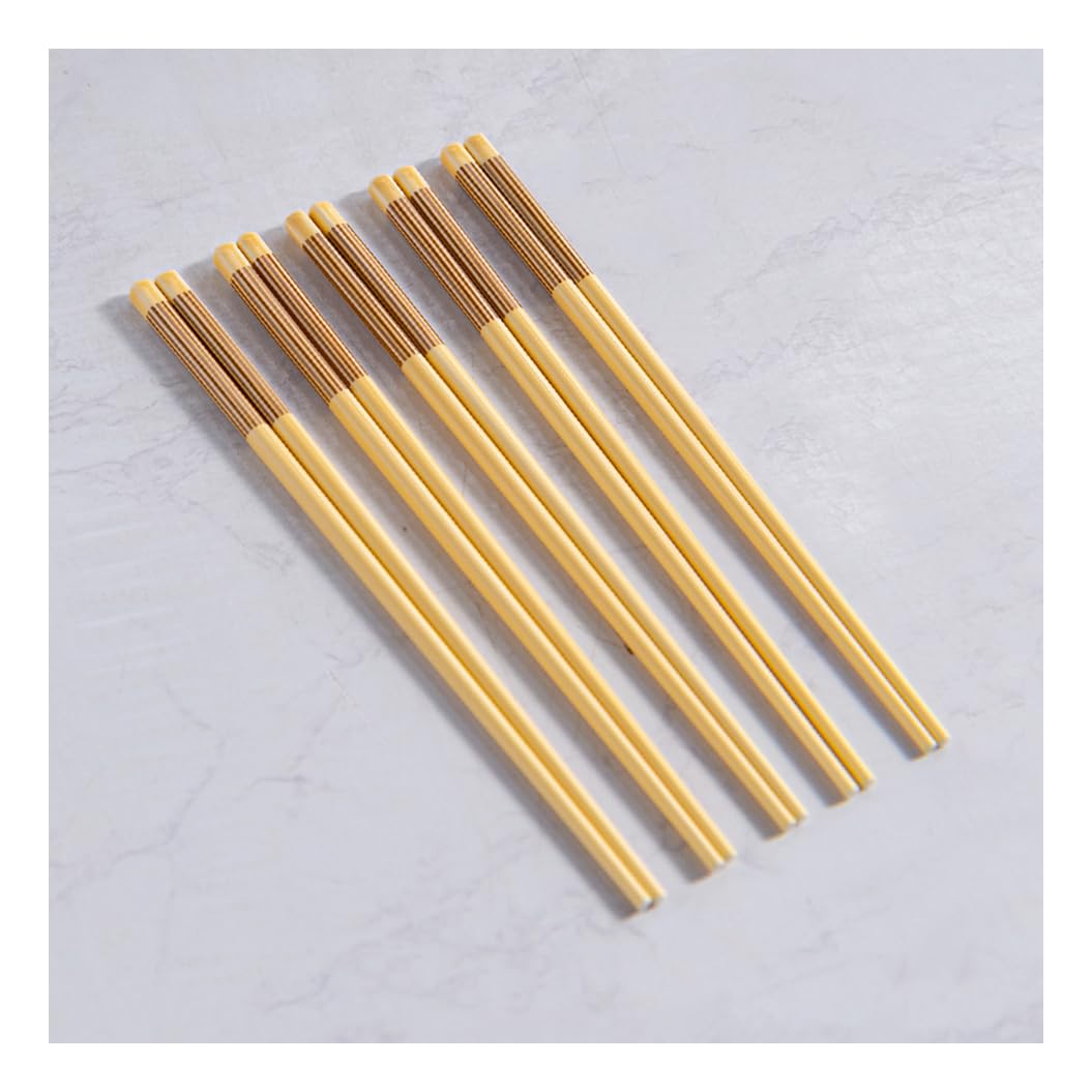 Coffret cadeau de baguettes en porcelaine réutilisables avec étui de rangement