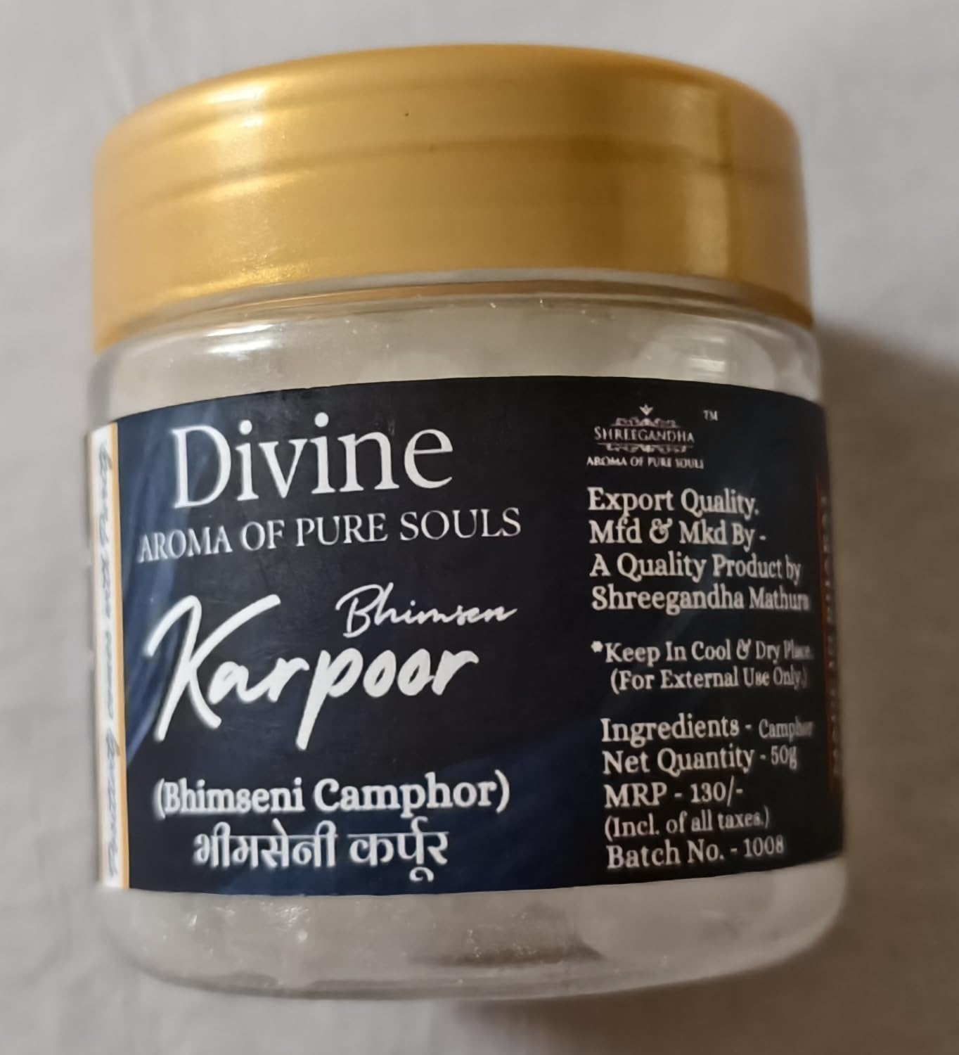 श्रीJEE bhimseni Camphor Kapoor for Pooja Aromatherapy and air Purification Natural Camphor Crystals for havan Diffuser and Spiritual use Pack of 1 (Pack of 2)-image-33