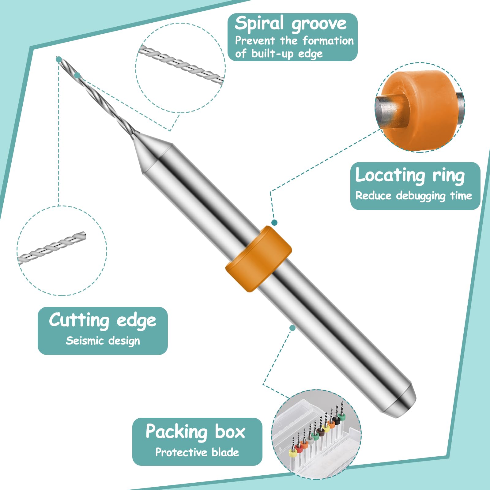 Lothee Micro Drill Bits Set - PCB Jewelry Tools -3