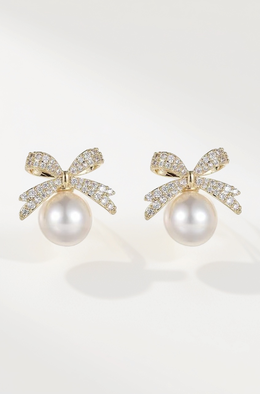 Latest Stylish Crystal Pearl Earrings for Women and Girls (16116er)
