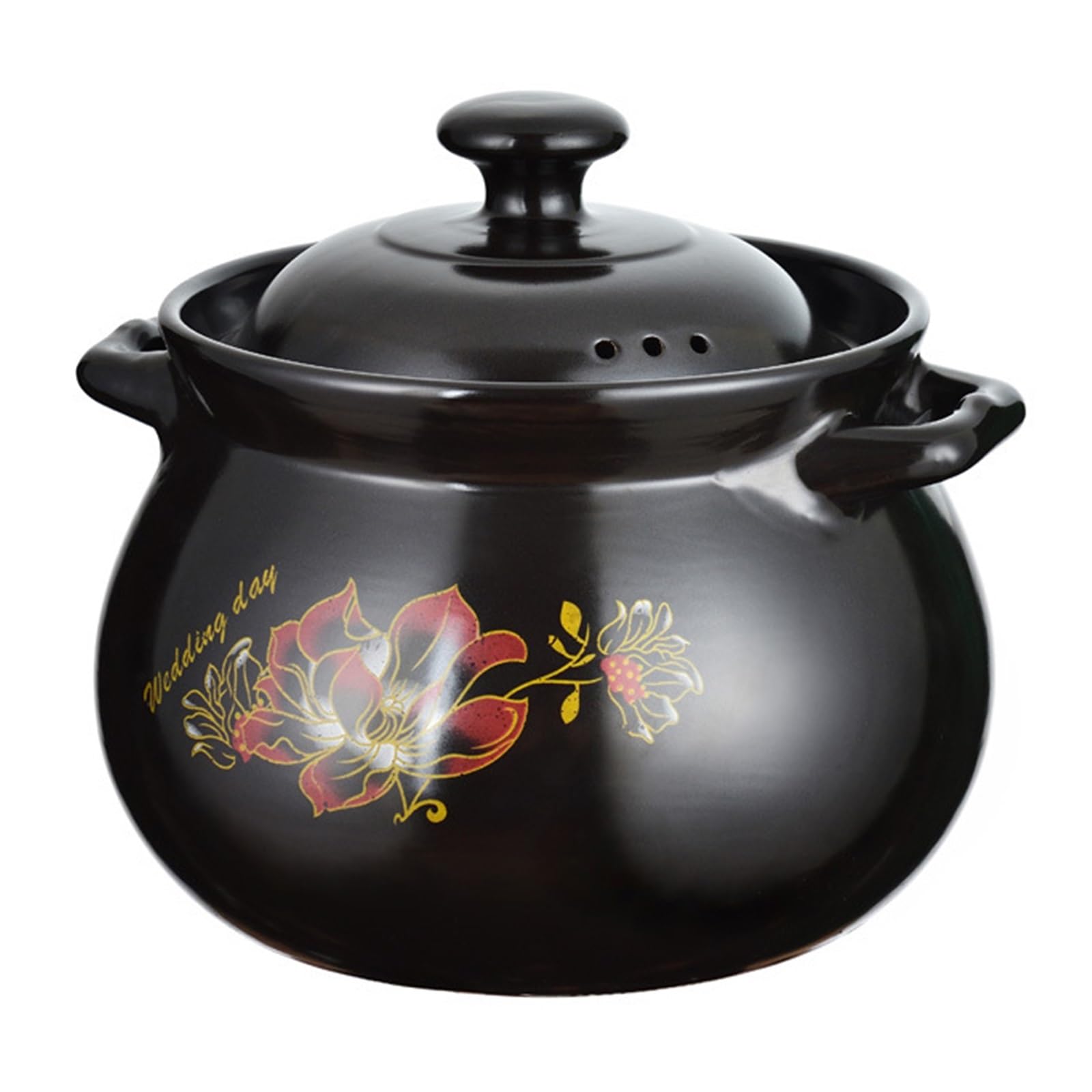 ceramic casserole, Duty Earthenware Stew Pot, Clay Cooking for Soup & Braised Dishes