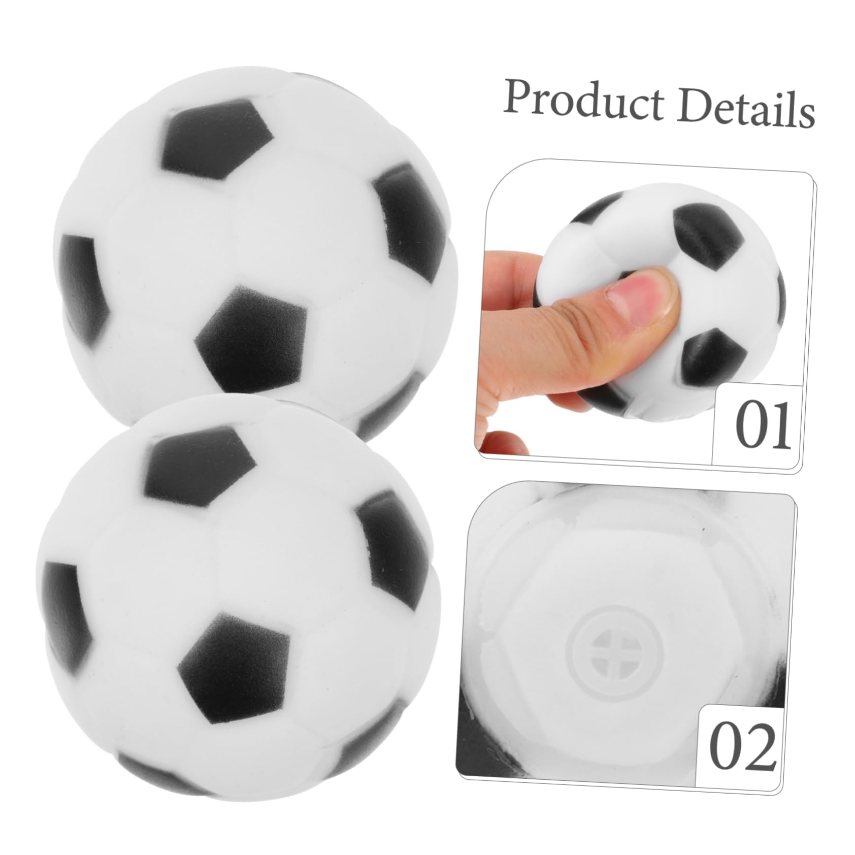 Toddmomy 20piezas Balones De Fútbol Interactivas para Juguetes De Chirriantes para Masticar y para Reducción De y Estrés