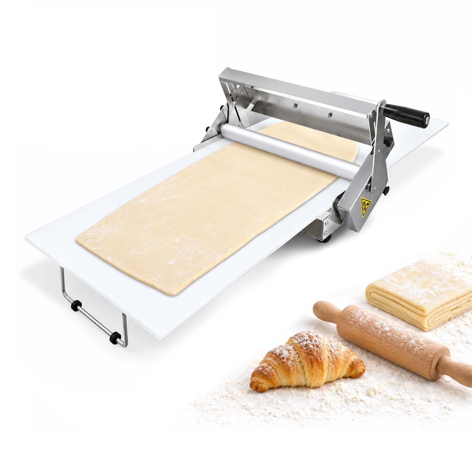 Sfogliatrice Manuale, Acciaio Inox 201, Spessore Personalizzabile 40.5 * 22.8 * 9.8in
