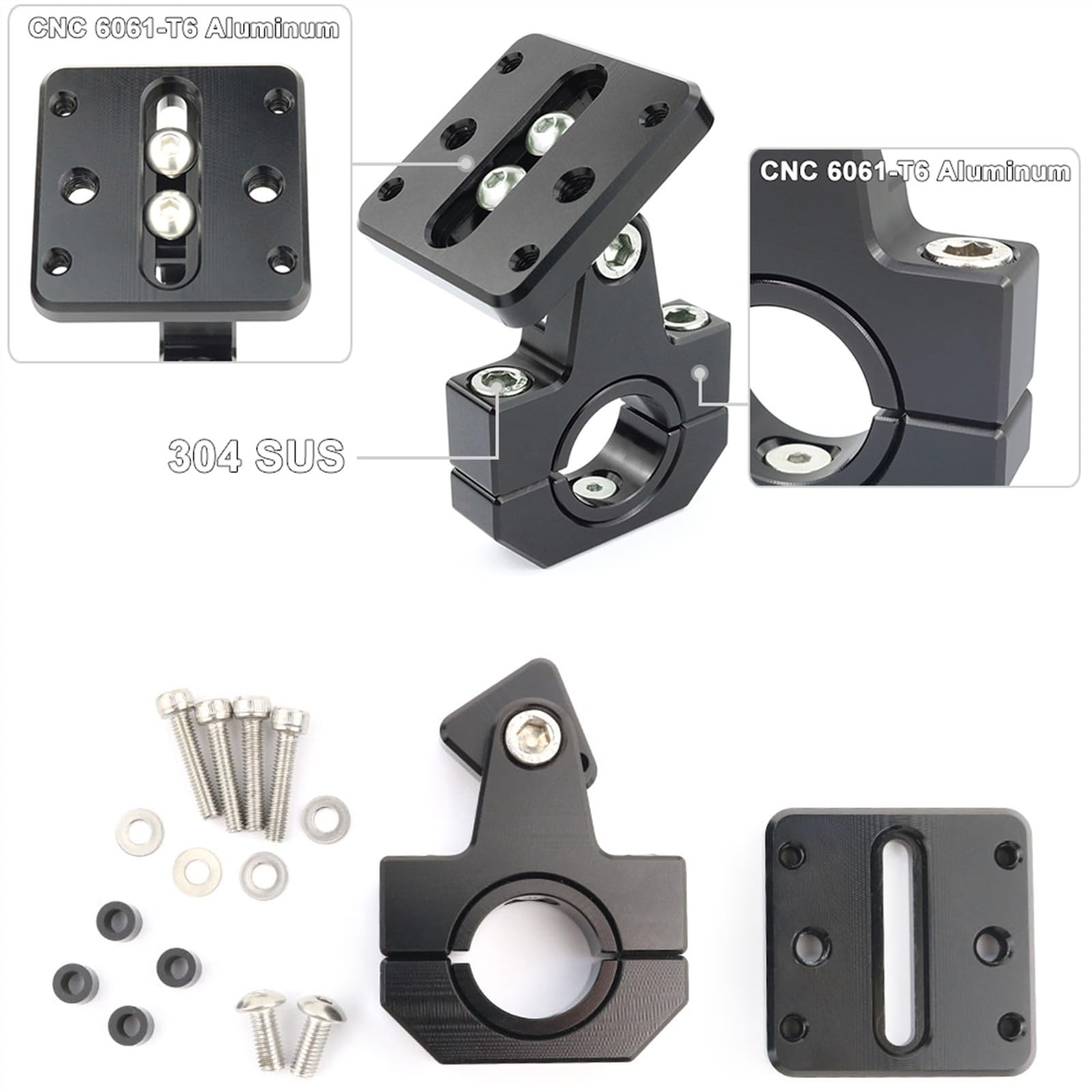 Abrazadera para Manillar, Soporte GPS para Motocicleta, De Navegación para BMW K1600B K1600 2018