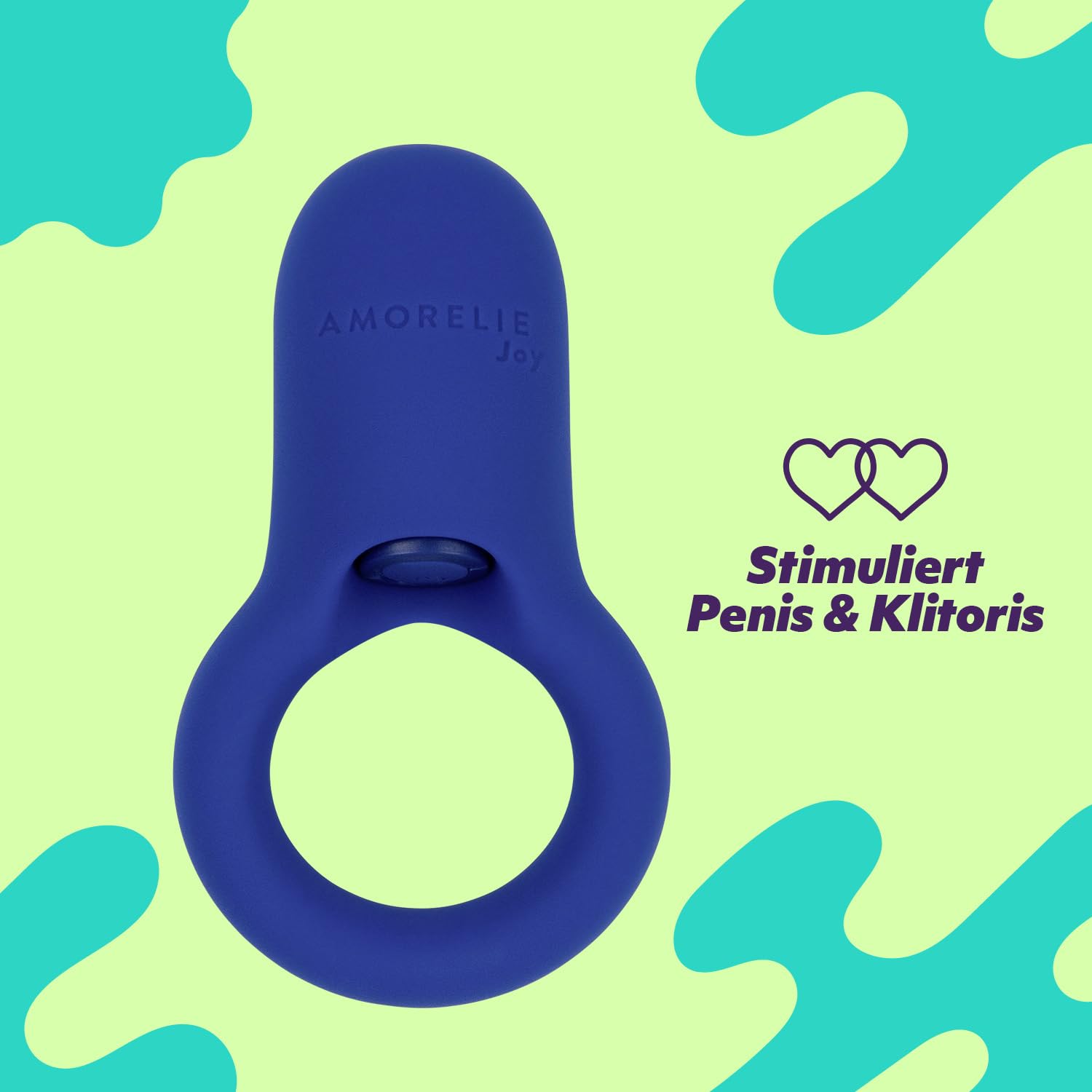 AMORELIE Joy Dance Vibrierender Penis-Ring