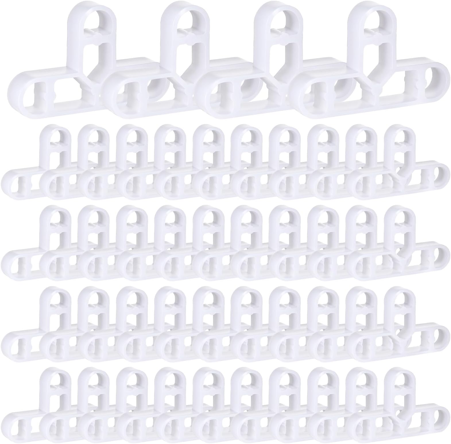 500 Pcs Tile Spacers Brick Wall Separator 3 Way Flooring Deck Board Pave Tile Spacers Leveling System Clips Thin Brick Veneer Tools 10mm 3/8 Inch