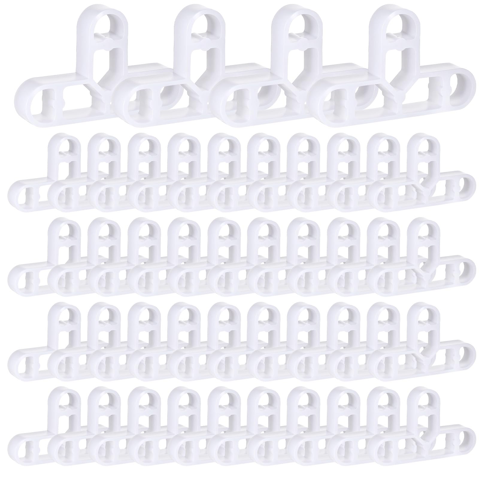 500 Pcs Tile Spacers Brick Wall Separator 3 Way Flooring Deck Board Pave Tile Spacers Leveling System Clips Thin Brick Veneer Tools 10mm 3/8 Inch