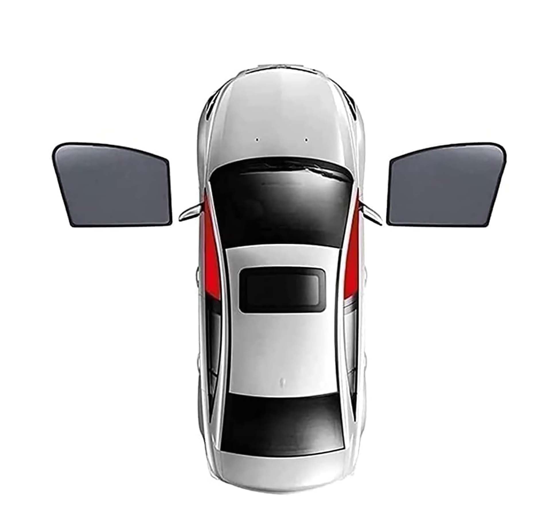 Osłona przeciwsłoneczna na szybę boczną samochodową, do Skoda Fabia 2012-2014, magnetyczna ochrona przed słońcem, zasłona samochodowa z ochroną przed promieniowaniem UV, przyssawka, osłona
