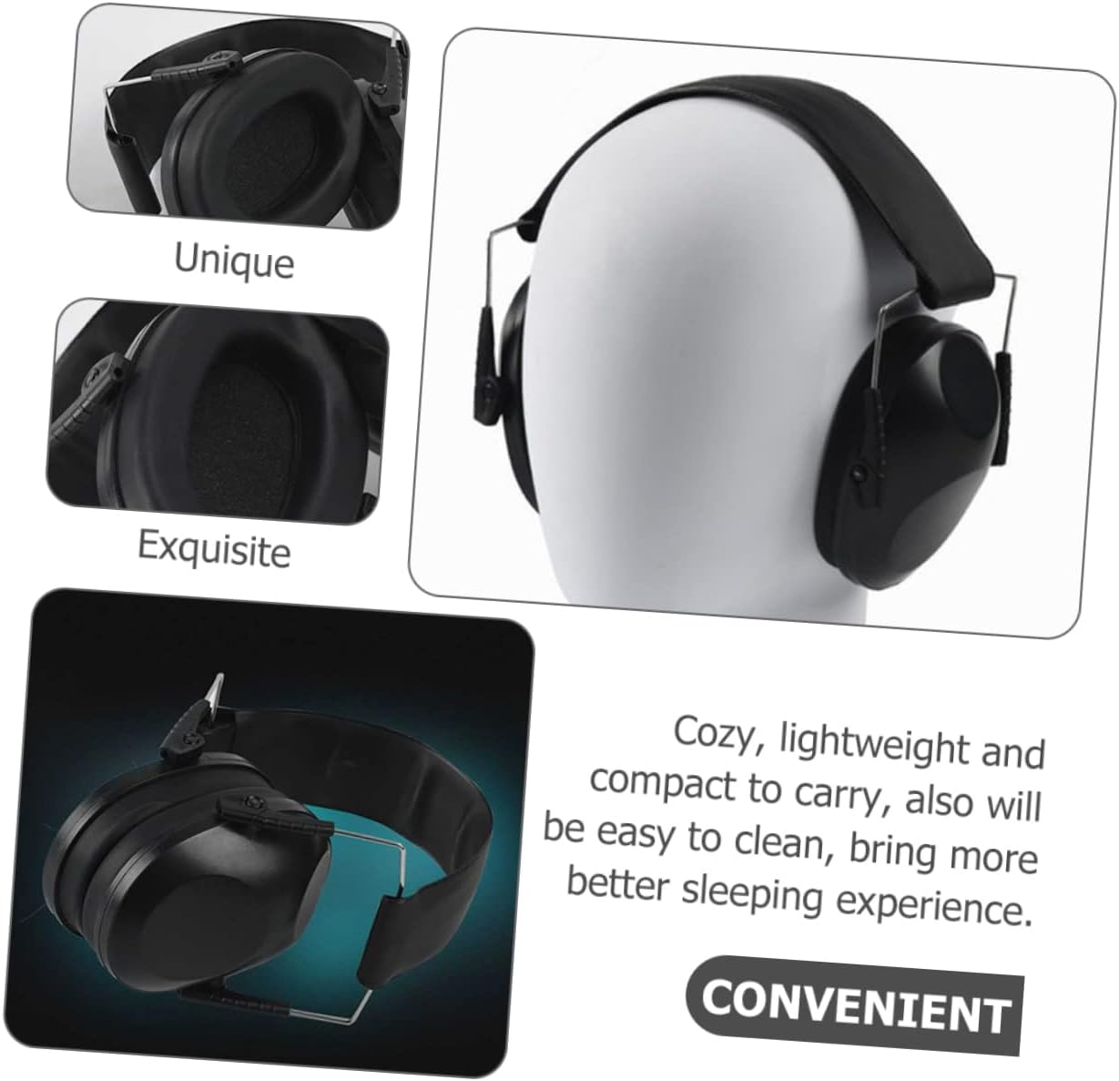 UPKOCH Noise Cancelling Earmuff Noise Reduction Ear Cover for Boy Girl and Durable and Reusable Hearing Protection for Home Outdoor and Travel Use present