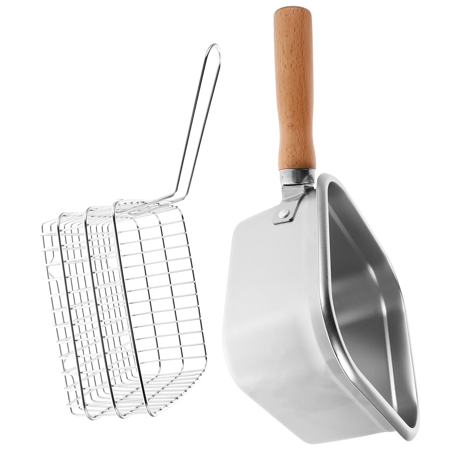 Friteuse portable en acier inoxydable avec panier SHOWERORO