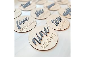 Kate and Milo Baby Monthly Milestone Markers Slate Blue