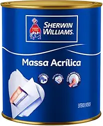 SHERWIN WILLIAMS SW MASSA ACRÍLICA 6 Litros Semibrilhante Filler Balde Interior/Exterior