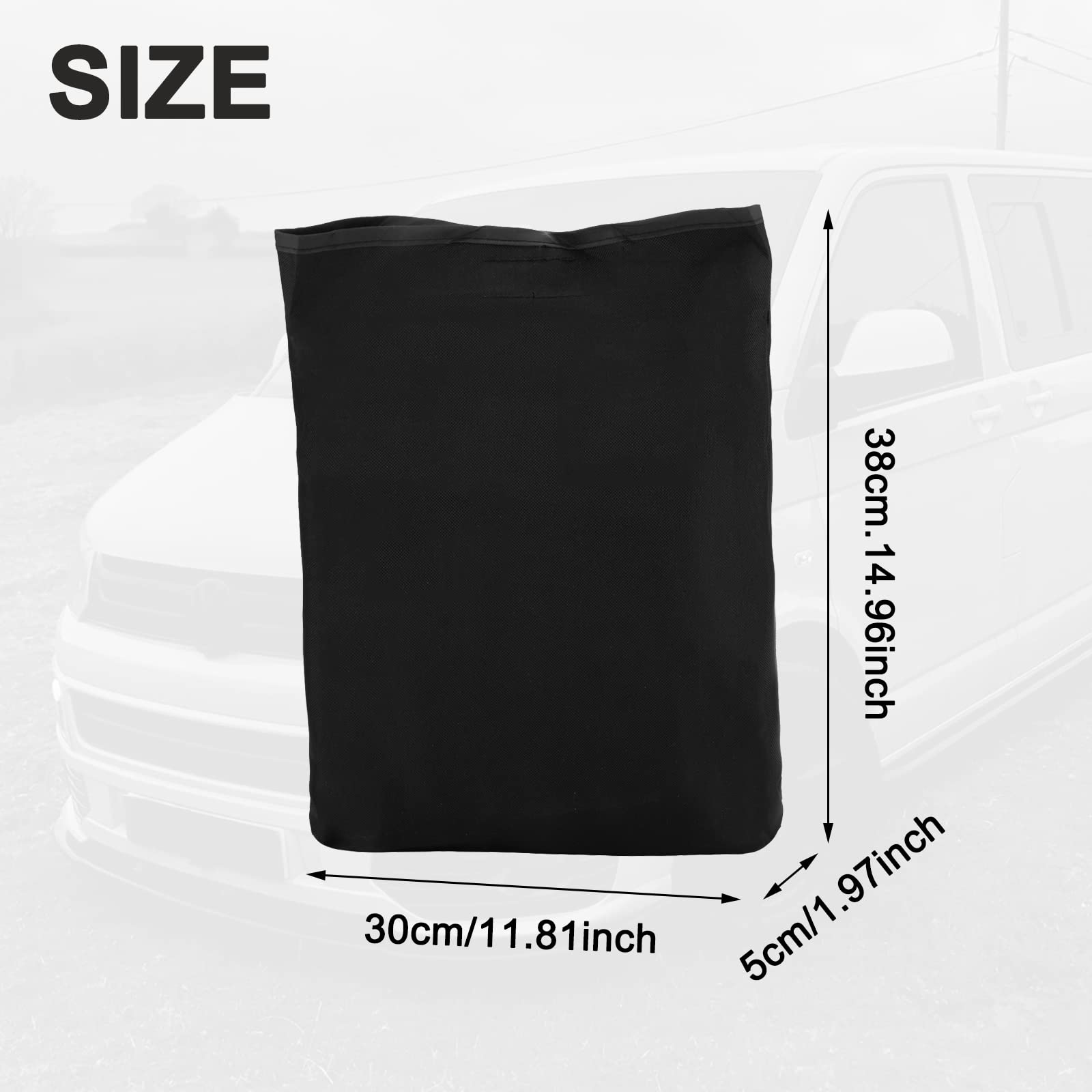 Auto Windschutzscheib Abdeckung für T5 V-W Wohnmobil 600D Oxford Gewebe Verdunkelung Sonnenschutz Frontscheibe Abdeckung Anti Frost Ice Wasserdichtdicht