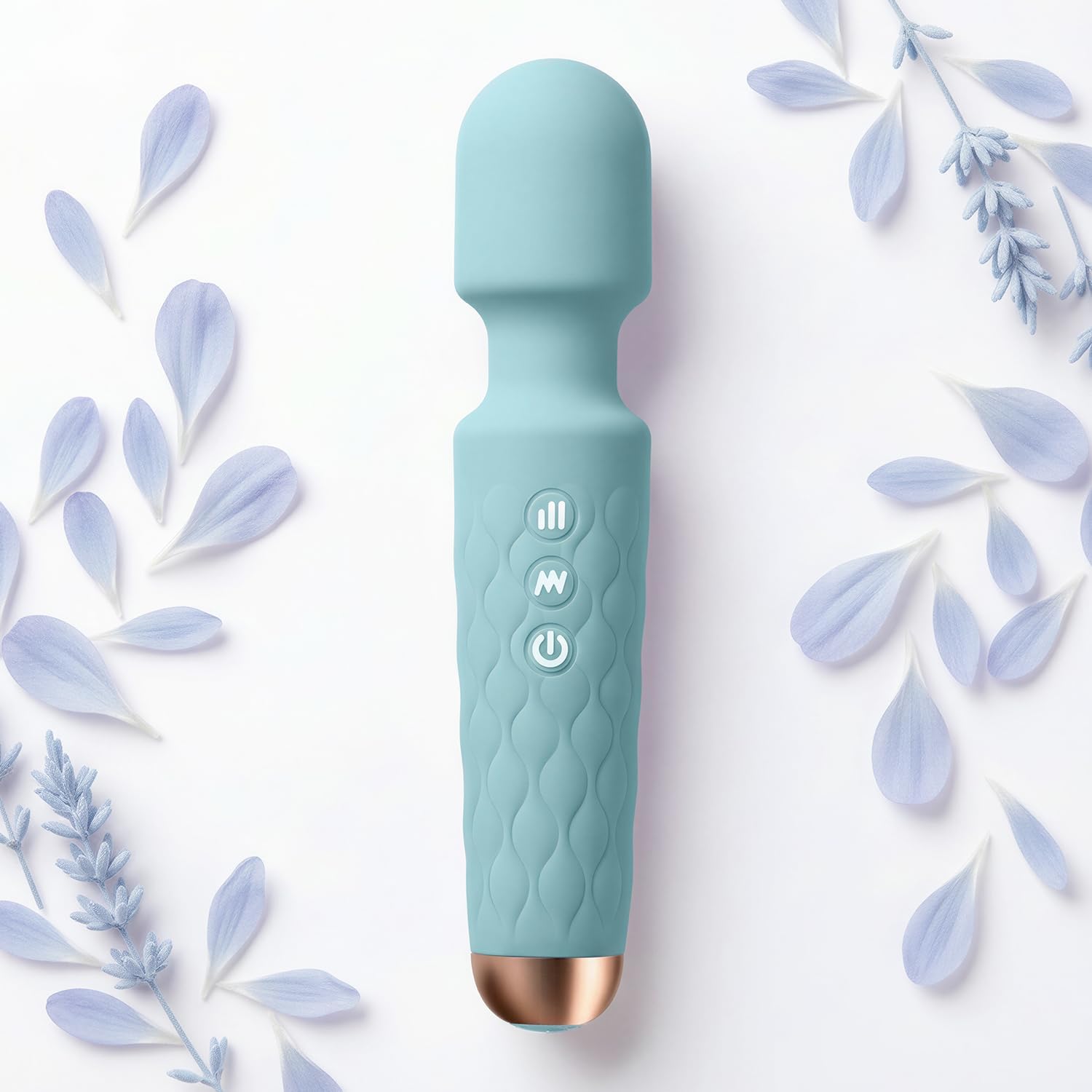 Rechargeable Personal Massager, 8-Speed & 20-Mode Cordless Handheld Percussion Massager for Neck, Back, Shoulder Relaxation, Quiet Handheld Body Massager with Ergonomic Design(Dark Purple)