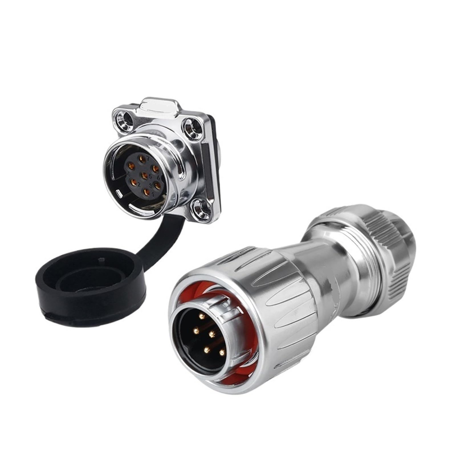 Conector aviación DZ-20 de 7 pines para reparar conexiones flojas en equipos e iluminación LED