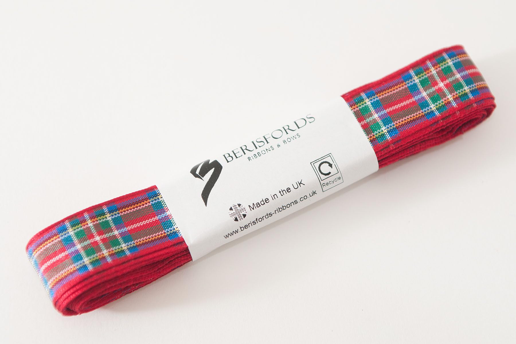 Berisfords Royal Stewart Tartan Ribbon Pack - 16 Mm - 1 X 5 Metres