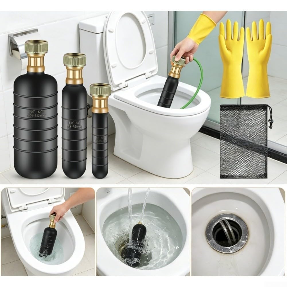 Abflussreiniger Set 1-6 Zoll Rohr Wasserschlauch