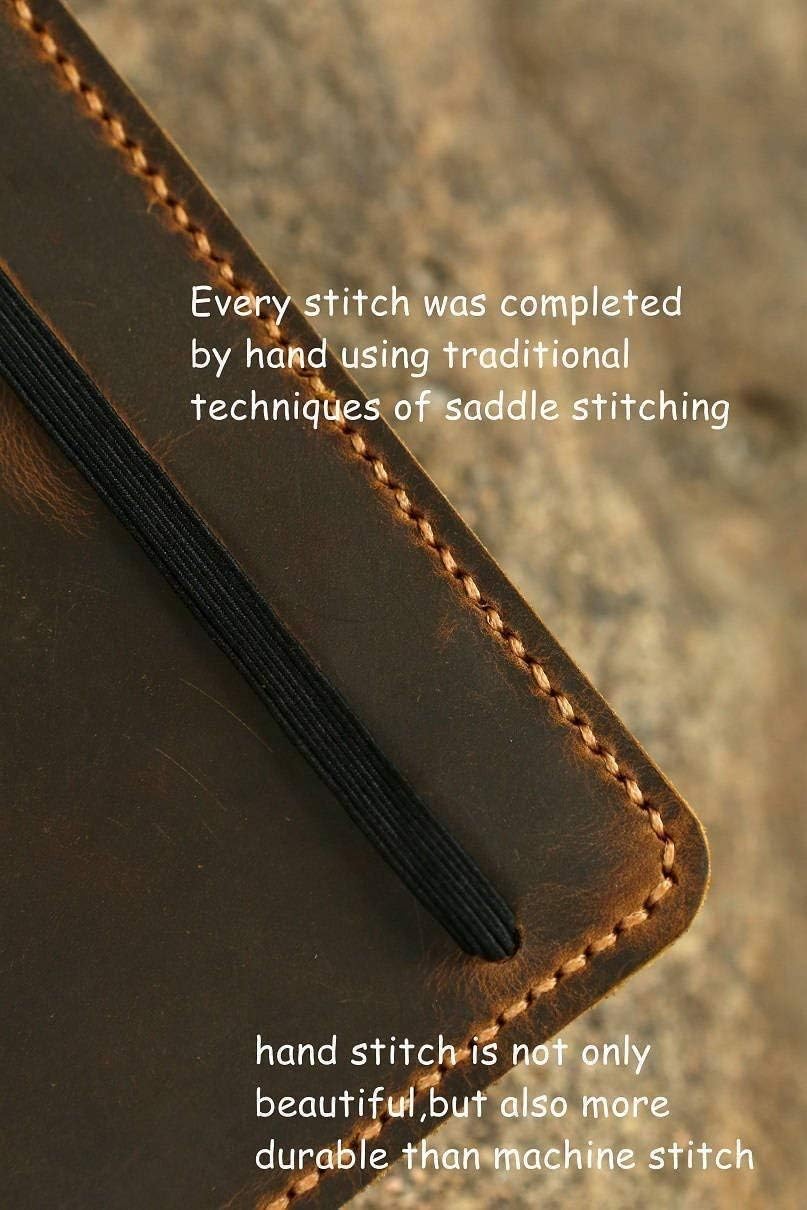 Personalized Leather cover for Leuchtturm 1917 Medium A5 Notebook/Minimalist leather journal cover for Leuchtturm1917 JOTTBOOK A5 - LA505S