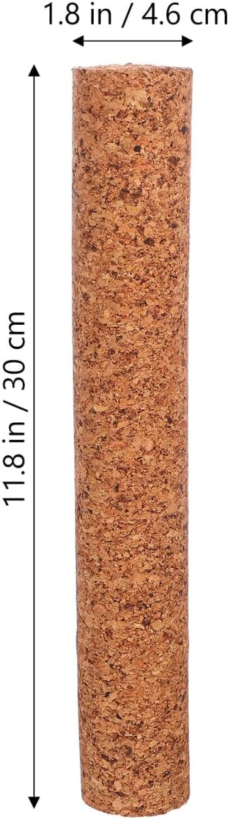 PRETYZOOM Long Wood Corks 30cm 2pcs 46mm Wooden Cylindrical Cork Plugs Wine Stopper Corks Wine Bottles Replacement Cork Stoppers for, Beer, Bottles