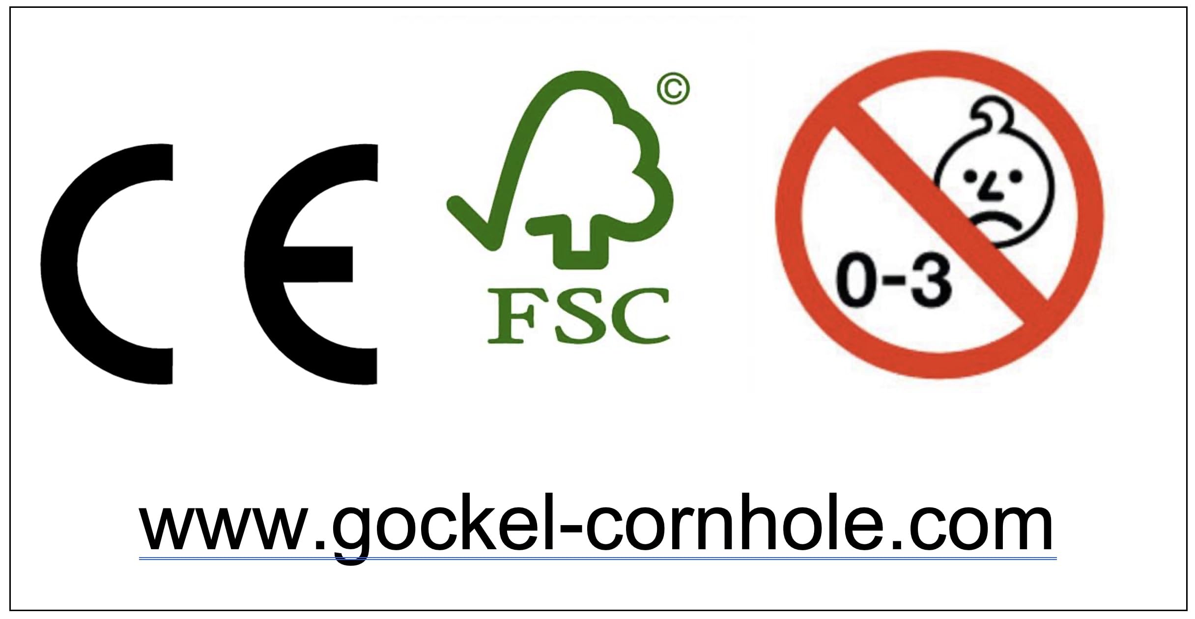 Gockel Original Cornhole Board mit grünen pyramiden (120 x 60 cm) inklusive 2 x 4 Cornhole Bags. Hergestellt aus 100% Birkensperrholz (FSC Zertifiziert) mit klappbaren Beinen