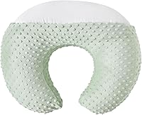 Vista 9 de Almohada de lactancia y posicionador para lactancia materna y alimentación con biberón, apuntalando al bebé, tiempo boca abajo, soporte sentado