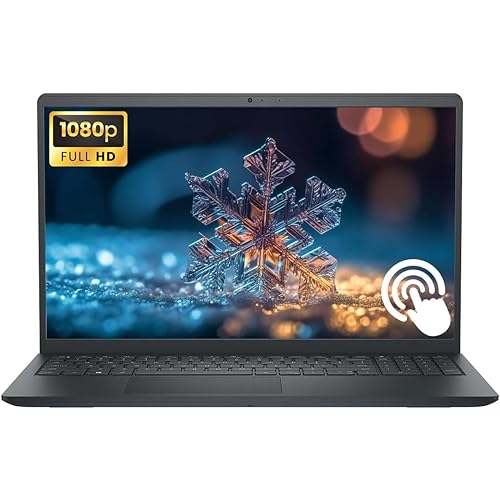 Dell Inspiron 15.6" FHD Touchscreen Business & Student Laptop, 8-Cores AMD Ryzen 7, Windows 11, Black (AMD Ryzen 7, 64GB RAM | 2.5TB Storage)
