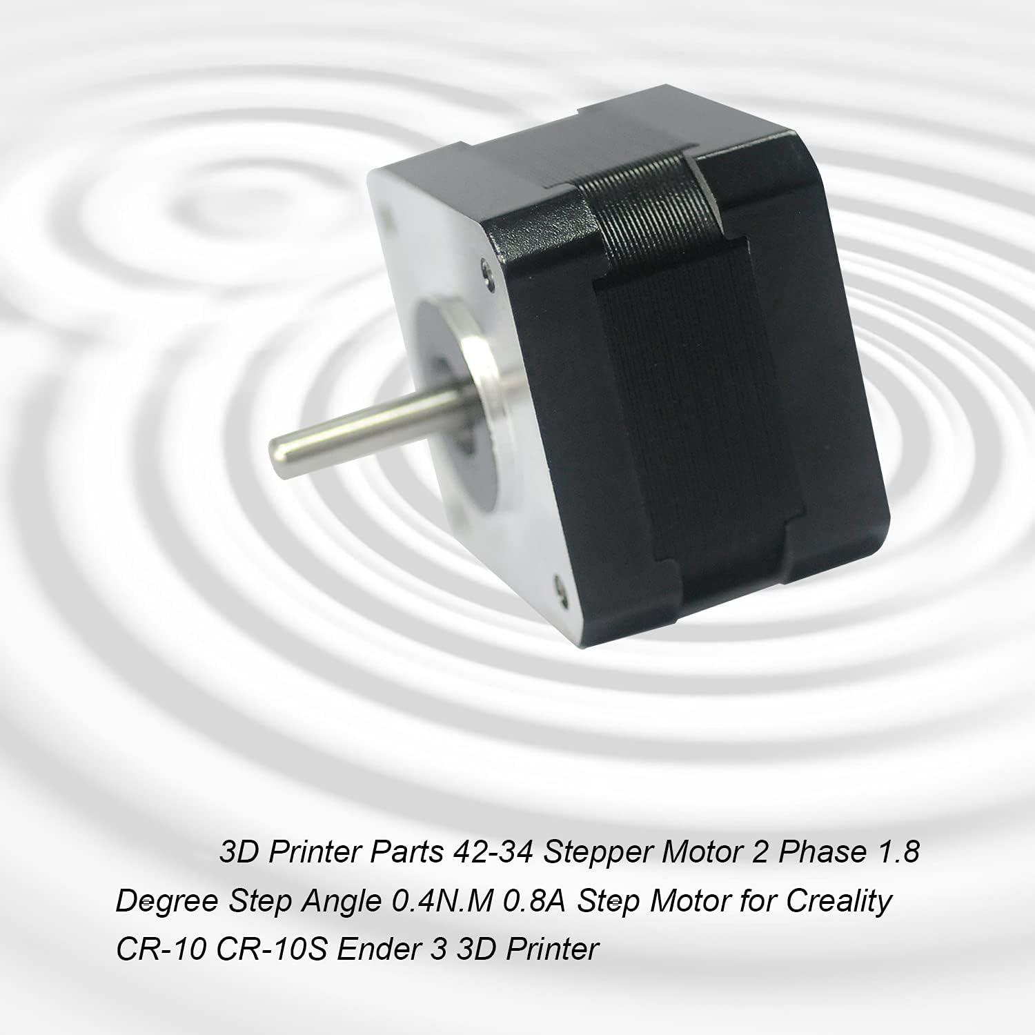 review Aibesy 3D Printer Parts 42-34 Stepper Motor 2 Phase 1.8 Degree Step Angle 0.4N.M 0.8A Step Motor for CR-10 CR-10S Ender 3 3D Printer